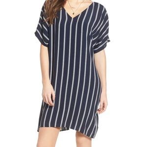 DONATING THURSDAY!! - Madewell women’s Stripe Plaza Dress Size L